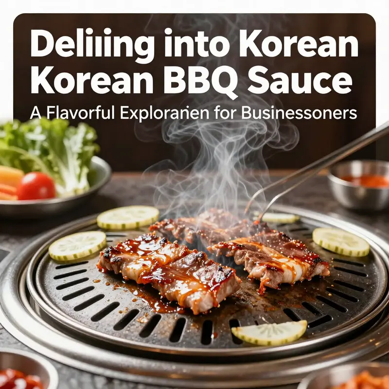 Key ingredients in Korean BBQ sauce showcasing their vibrant colors and textures.