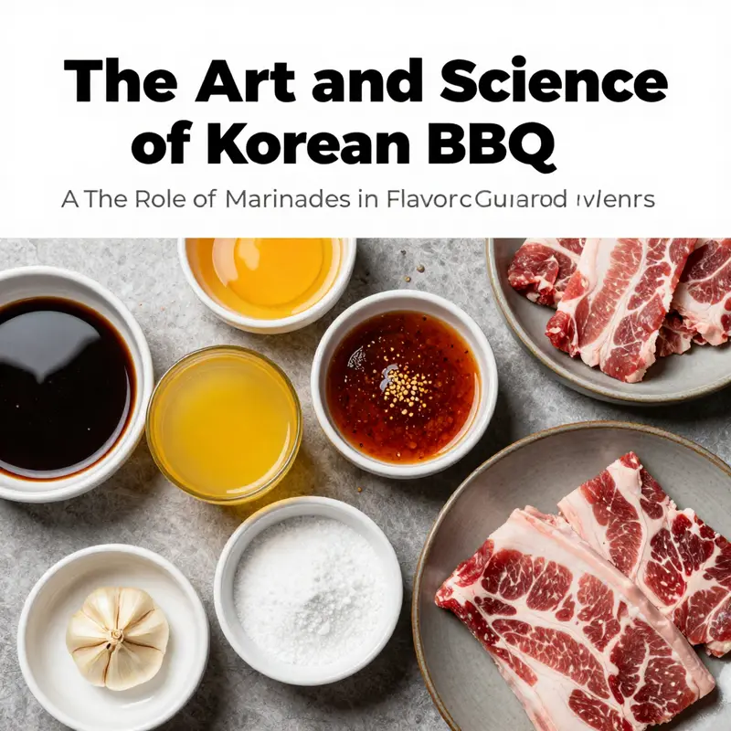 An inviting Korean BBQ setup showcasing fresh ingredients and the core essence of the dining experience.