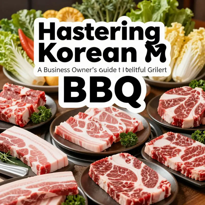 An assortment of prime cuts for an authentic Korean BBQ experience.