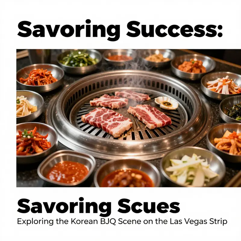 The lively atmosphere at 888 Korean BBQ captures the essence of dining on the Las Vegas Strip.