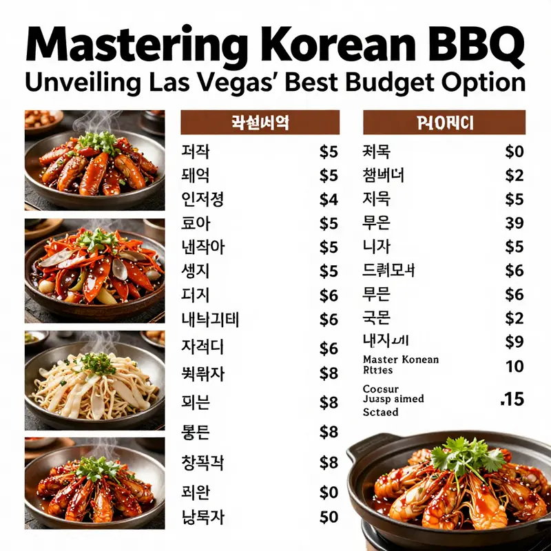 An inviting table display showcasing the diverse offerings at Master Kim’s Korean BBQ.