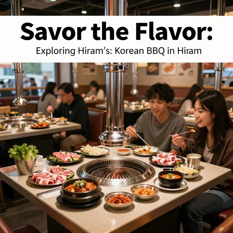 Discover the inviting atmosphere and delicious offerings at Hiram’s top Korean BBQ spots.