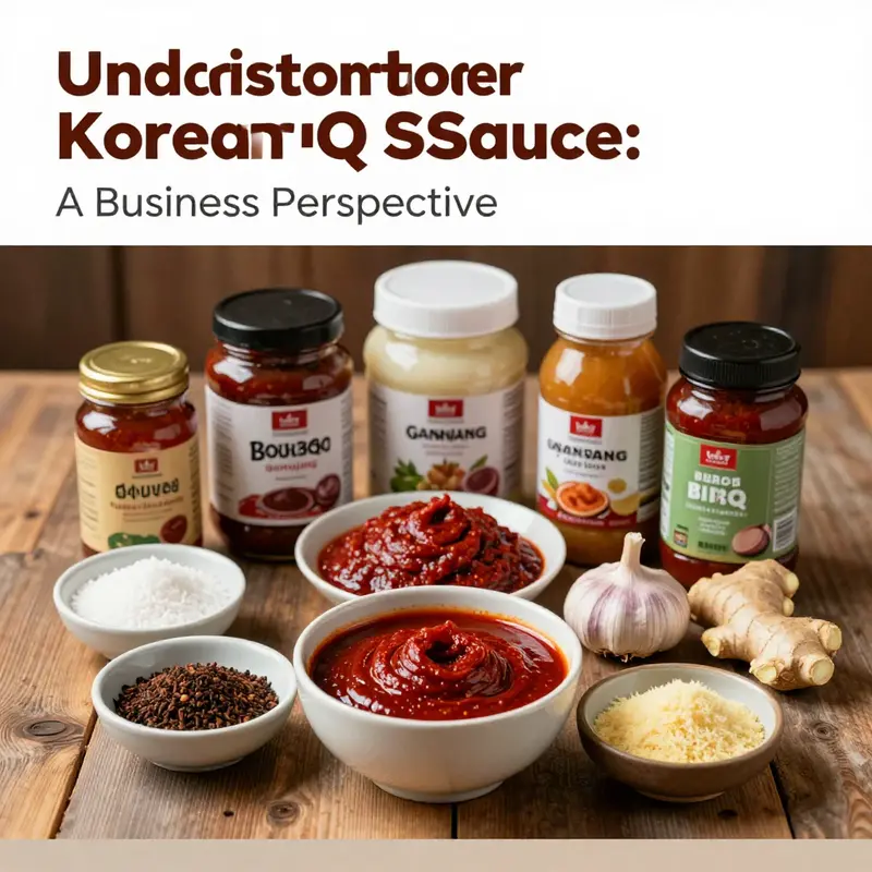 The essential ingredients that create the unique flavor profile of Korean BBQ sauce.