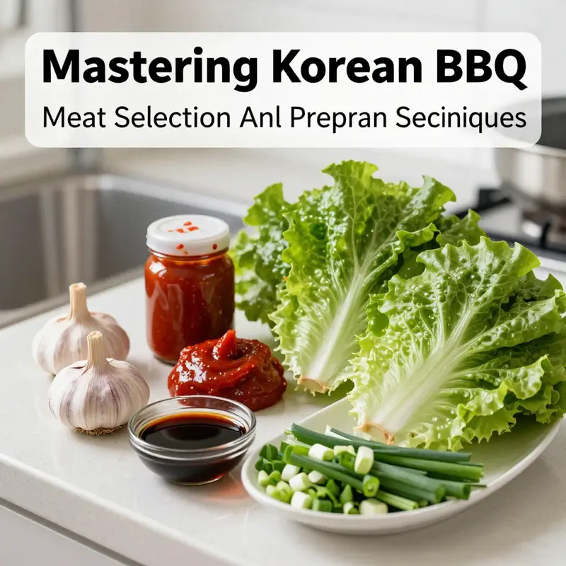 A selection of high-quality meats ideal for an authentic Korean BBQ experience.