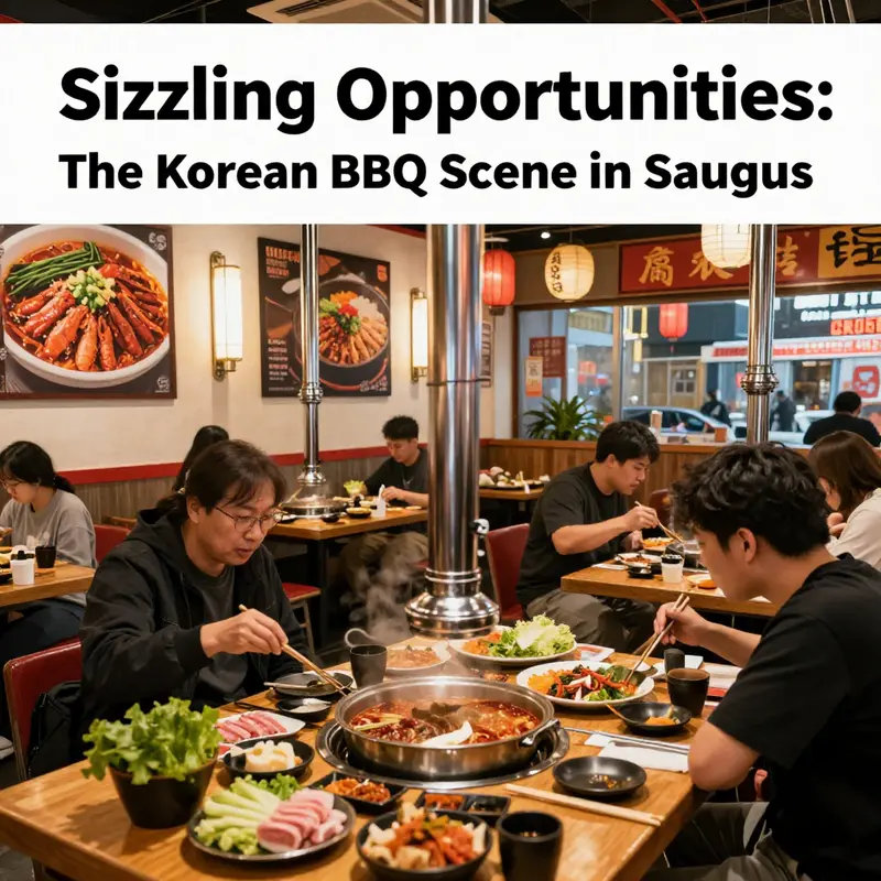 A local restaurant in Saugus showcasing a blend of culinary styles, emphasizing community dining experiences.