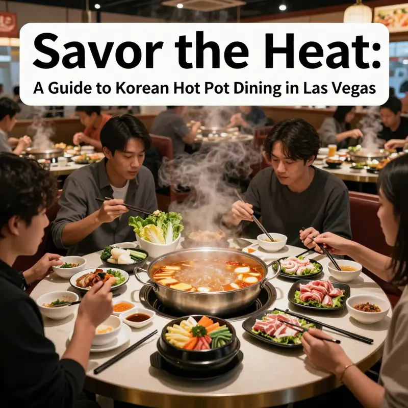 Diverse Korean hot pot offerings attract diners in Las Vegas, combining a vibrant atmosphere with mouth-watering dishes.