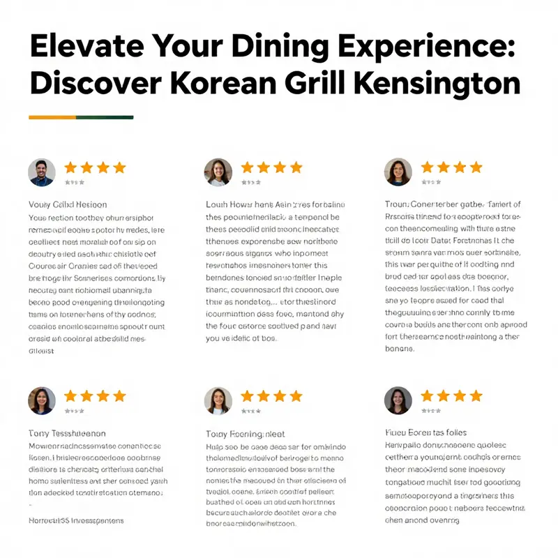 The elegant interior of Korean Grill Kensington, creating a welcoming atmosphere for diners.