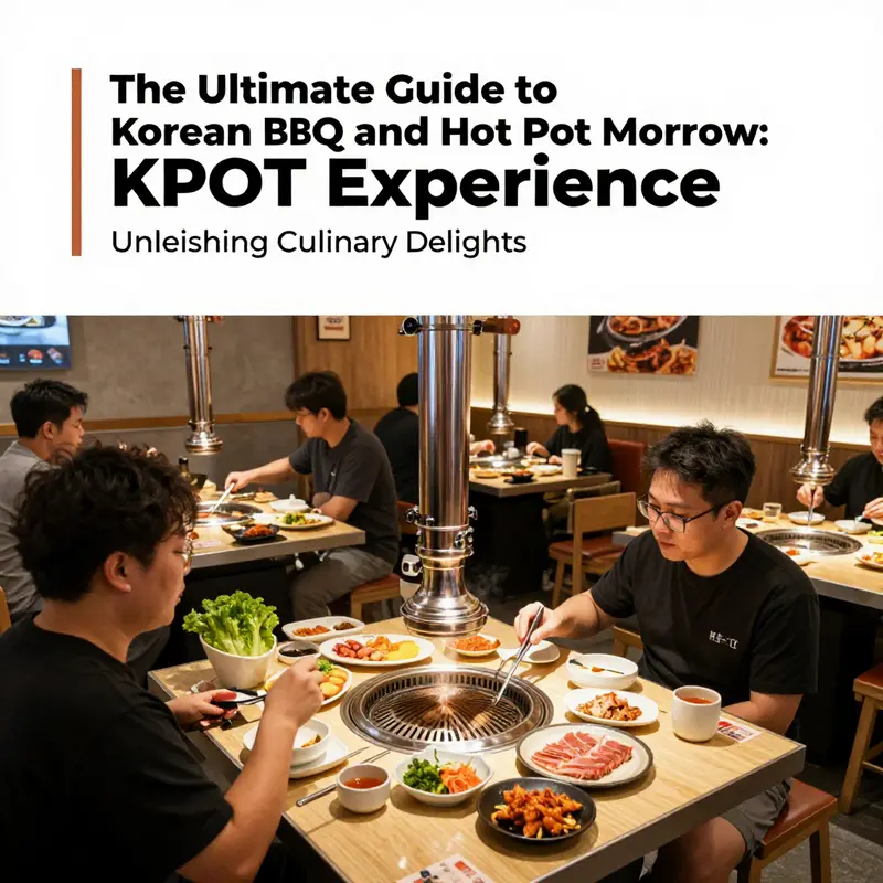 Diners engaging in the unique experience of grilling meats and enjoying hot pot at KPOT.