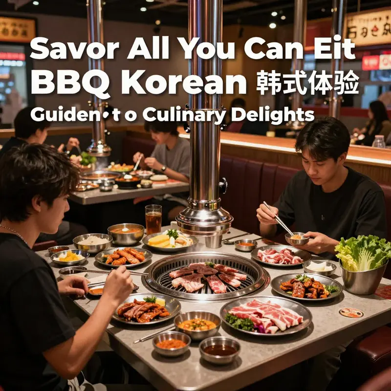 Dynamic dining scene highlighting the allure of Korean BBQ in Las Vegas.