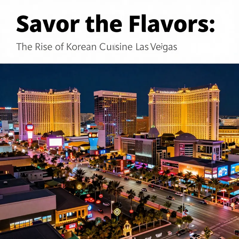 A panoramic nighttime view of the Las Vegas skyline, illuminated with colorful lights that symbolize the city's cultural diversity.