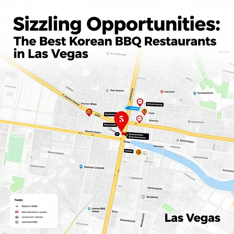 A beautifully arranged table at a top-rated Korean BBQ restaurant in Las Vegas.