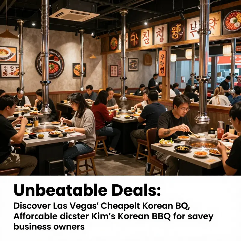 Busy dining scene at Master Kim's Korean BBQ showing customers enjoying their meals in a vibrant atmosphere.