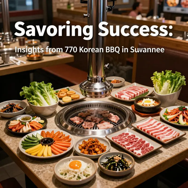 The diverse and colorful menu offerings reflect the vibrant dining experience at 770 Korean BBQ Suwanee.