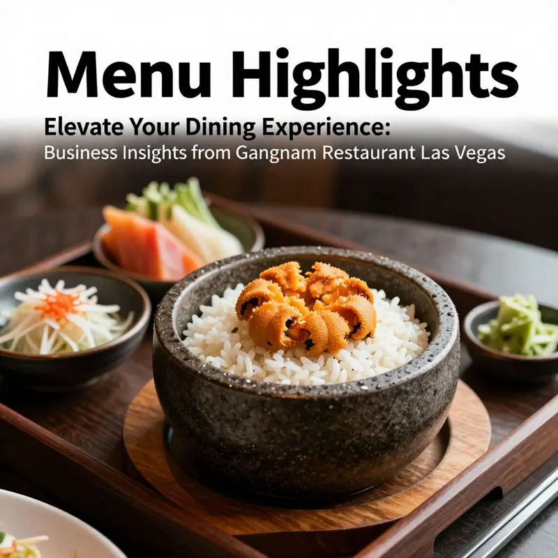 Diners enjoying a variety of grilled meats and side dishes at Gangnam Restaurant.