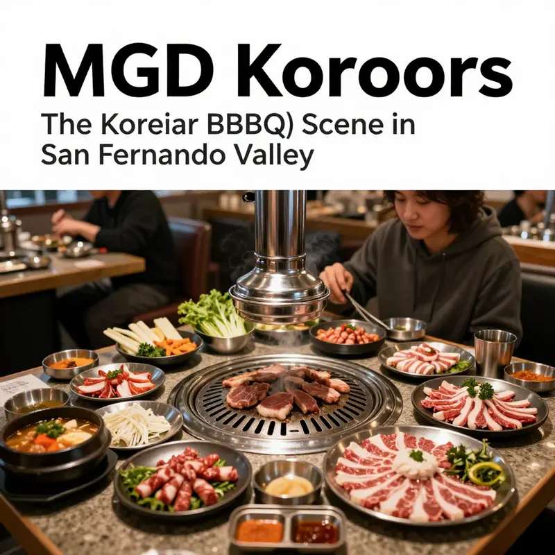 Guests savoring a rich array of flavors at MGD Korean BBQ.