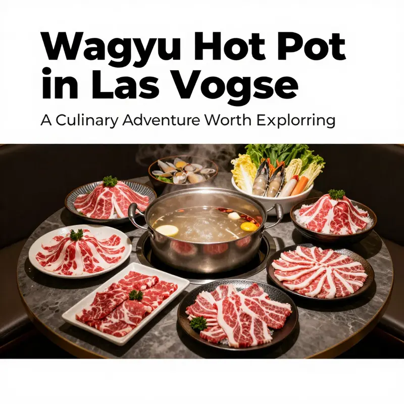 An enticing setup for a Wagyu hot pot experience at Mikiya, showcasing quality ingredients.