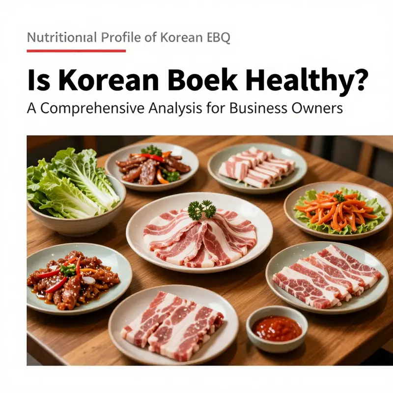 A vibrant display of nutrient-rich ingredients often found in Korean BBQ, emphasizing diversity in healthy dining.