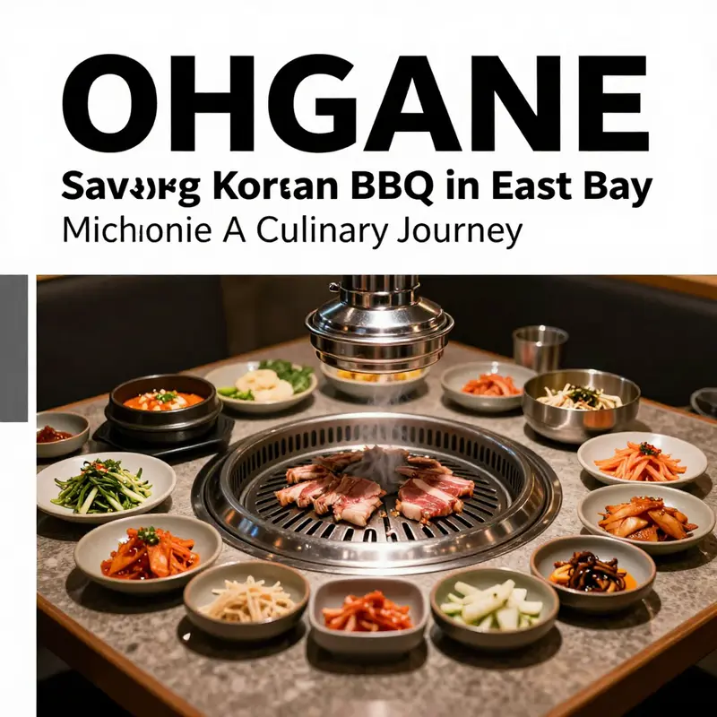 An upscale dining environment showcasing the mouthwatering offerings of Ohgane in Oakland.