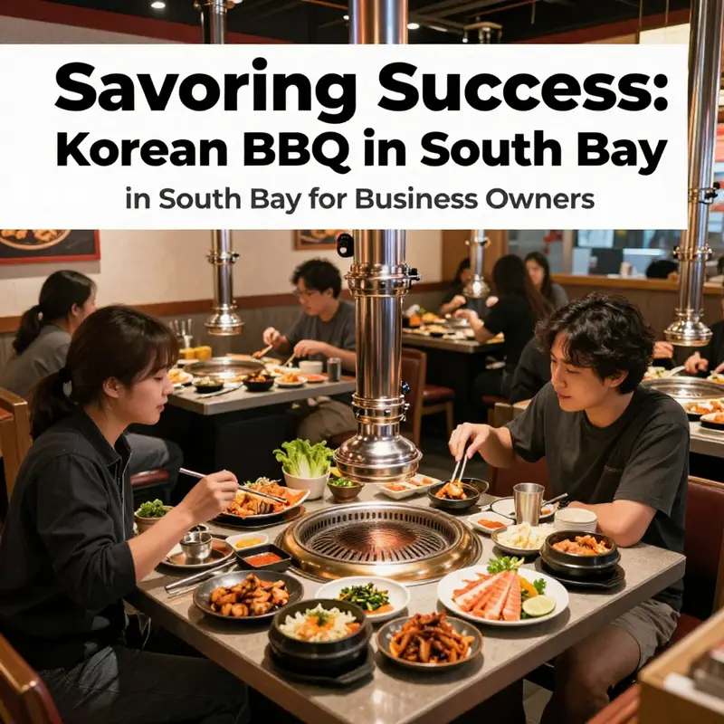 Diners enjoy a lively atmosphere at one of South Bay’s top Korean BBQ restaurants, highlighting the community’s love for this cuisine.