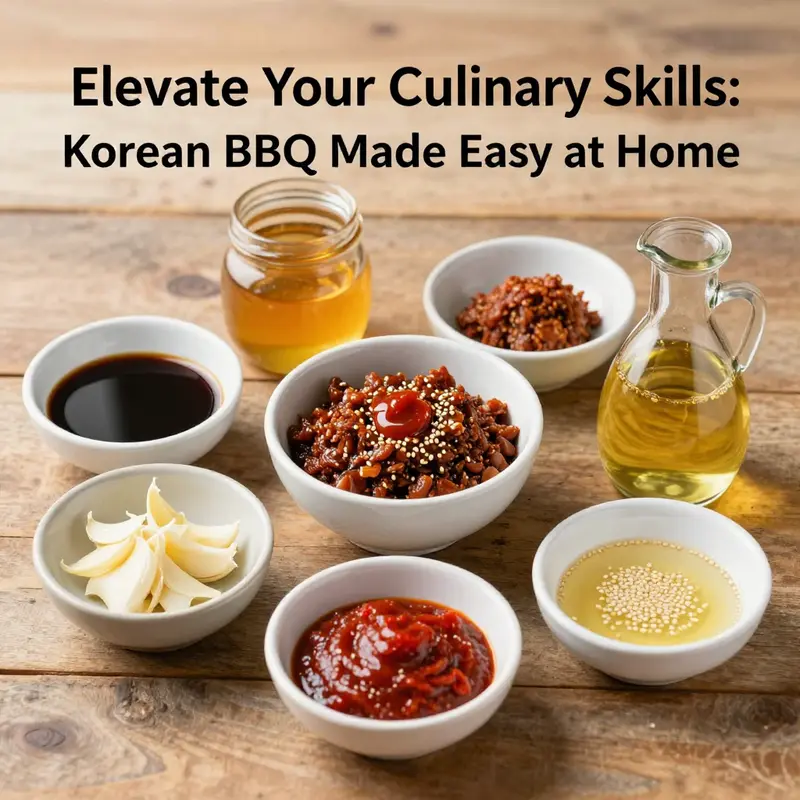 High-quality cuts of meat ideal for Korean BBQ preparation.