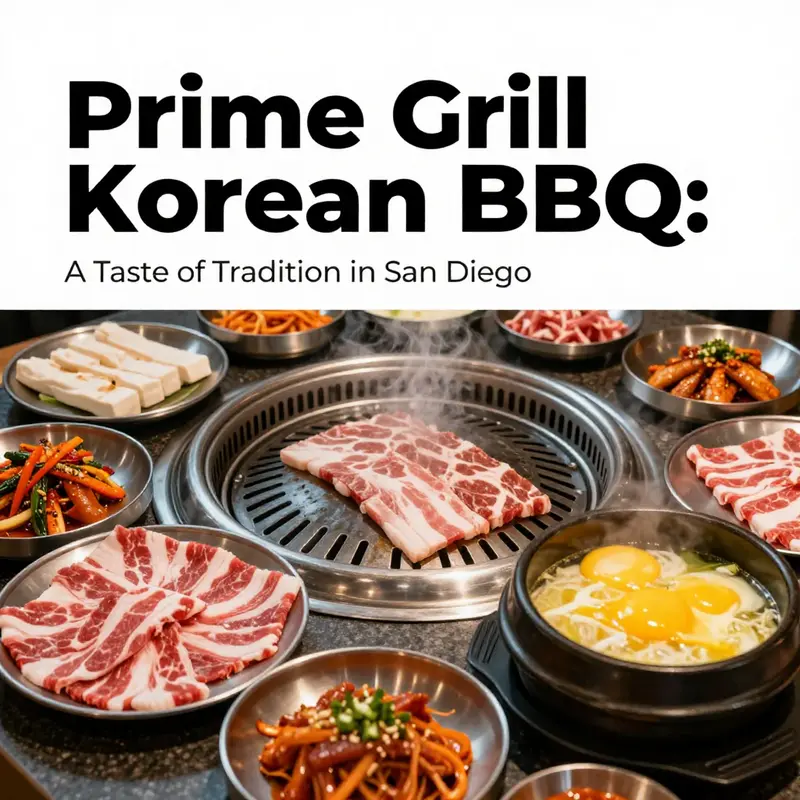 The inviting atmosphere of Prime Grill Korean BBQ, where guests experience creative dining with fresh ingredients.
