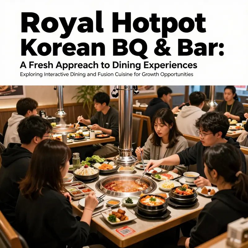 A busy Korean BBQ restaurant, highlighting the fusion of Korean and Japanese cuisine while patrons enjoy their meals.