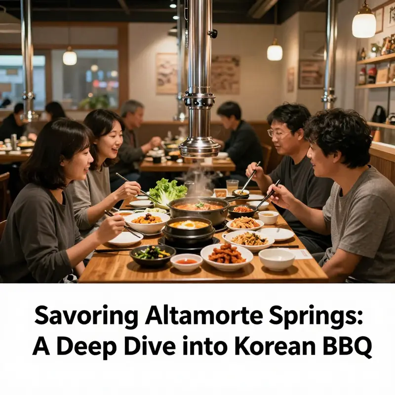 Diners enjoying an interactive grilling experience at KPOT Korean BBQ.