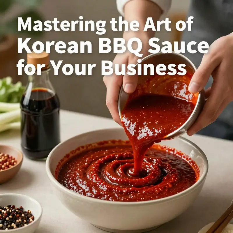 Essential ingredients for crafting authentic Korean BBQ sauce.