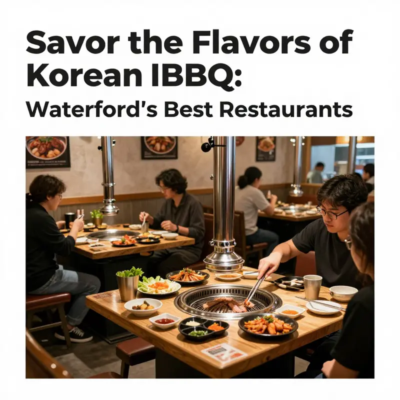 Tofu Plus Korean BBQ: A cozy dining experience with delicious grilled dishes.