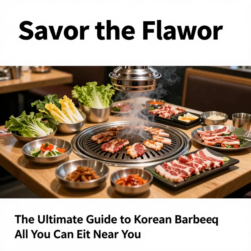 Enjoy a sumptuous selection of grilled meats and traditional sides at the best all you can eat Korean BBQ spots.