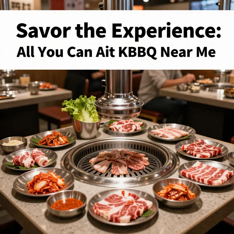 A vibrant array of Korean BBQ offerings, showcasing the delightful options available at popular restaurants.