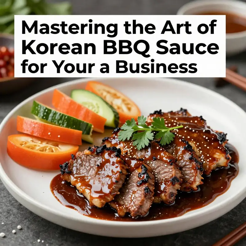 Essential ingredients for crafting authentic Korean BBQ sauce.