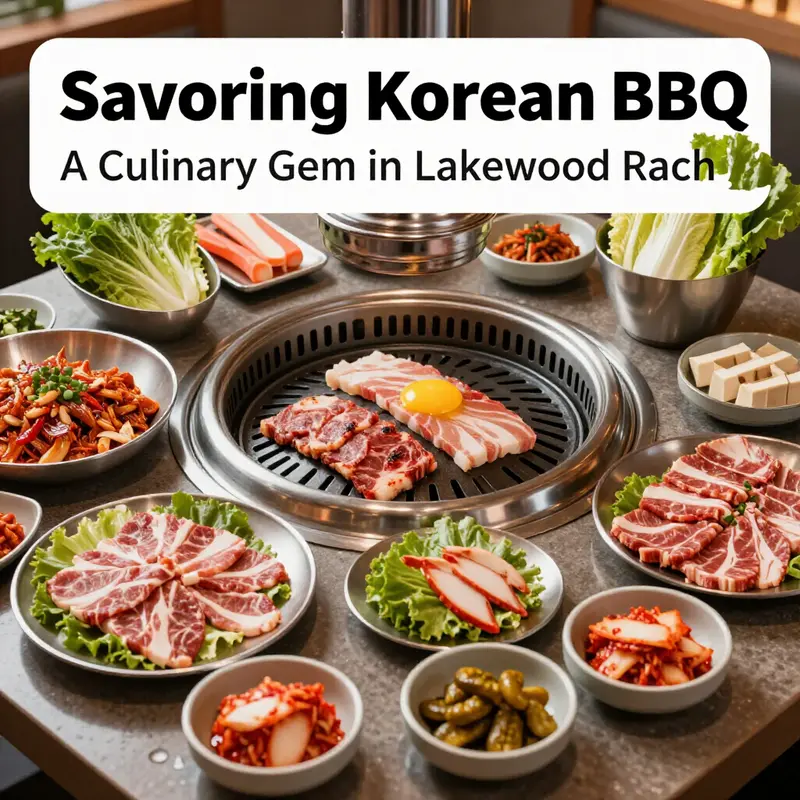 The lively atmosphere of a top Korean BBQ restaurant in Lakewood Ranch, filled with guests enjoying a vibrant dining experience.