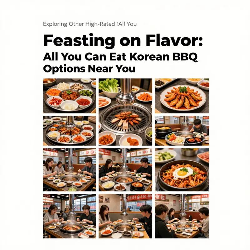 Friends enjoying a vibrant Korean BBQ meal in Atlanta, showcasing the AYCE dining experience.