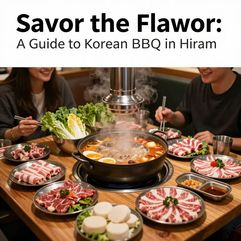 Discover the inviting atmosphere and delicious offerings at Hiram’s top Korean BBQ spots.