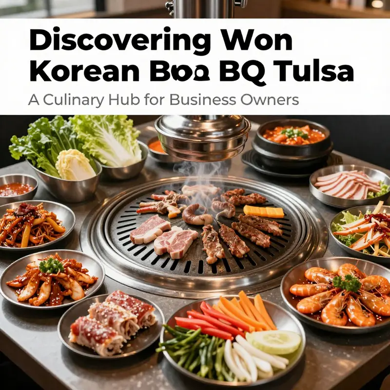 A selection of delectable dishes from Won Korean BBQ, highlighting the diverse offerings available to guests.