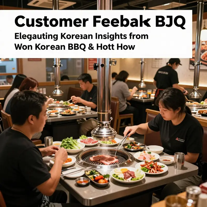 Guests savoring exceptional dishes at Won Korean BBQ, highlighting quality and attentive service.