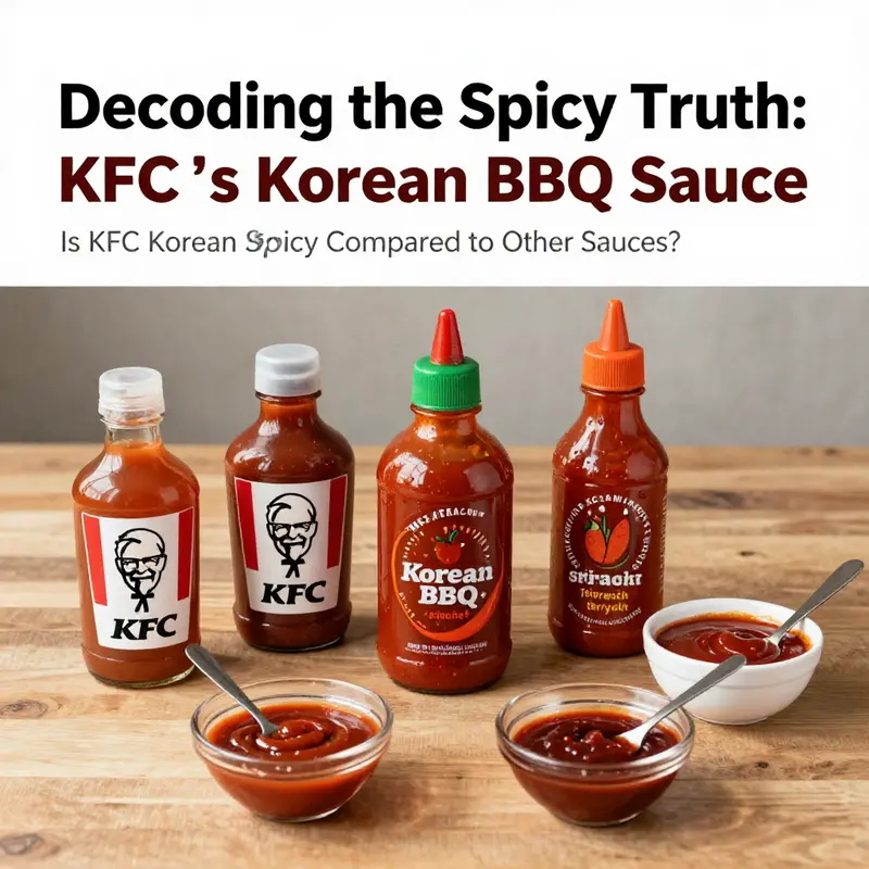 KFC chicken with Korean BBQ sauce highlights the flavor and texture crucial for business insights.