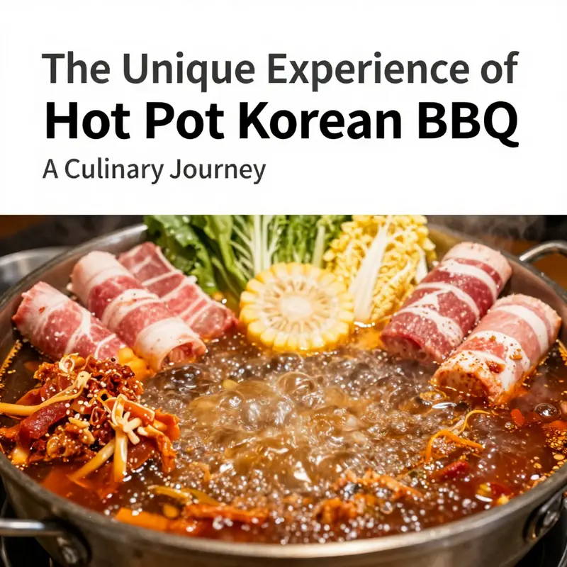 Guests enjoy the interactive experience of grilling meat and cooking fresh ingredients in a hot pot.