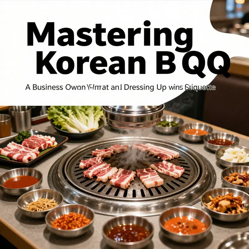 A vibrant selection of banchan, showcasing Korean culinary art perfect for starting a Korean BBQ meal.