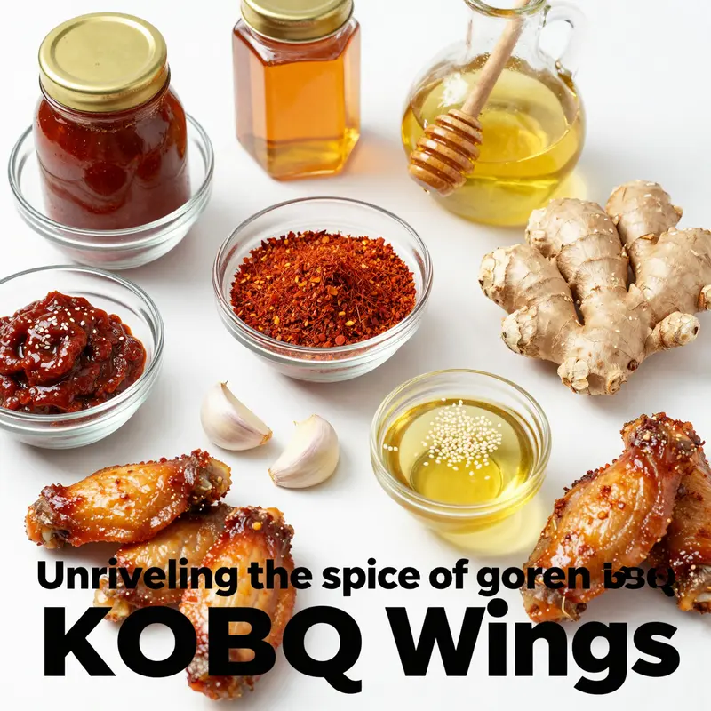 An enticing view of crispy Korean BBQ wings showcasing their signature spicy glaze.
