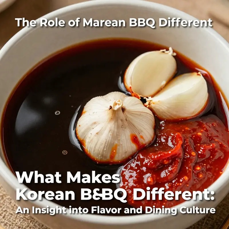 A variety of marinated meats ready for grilling, highlighting the bold flavors of Korean BBQ.