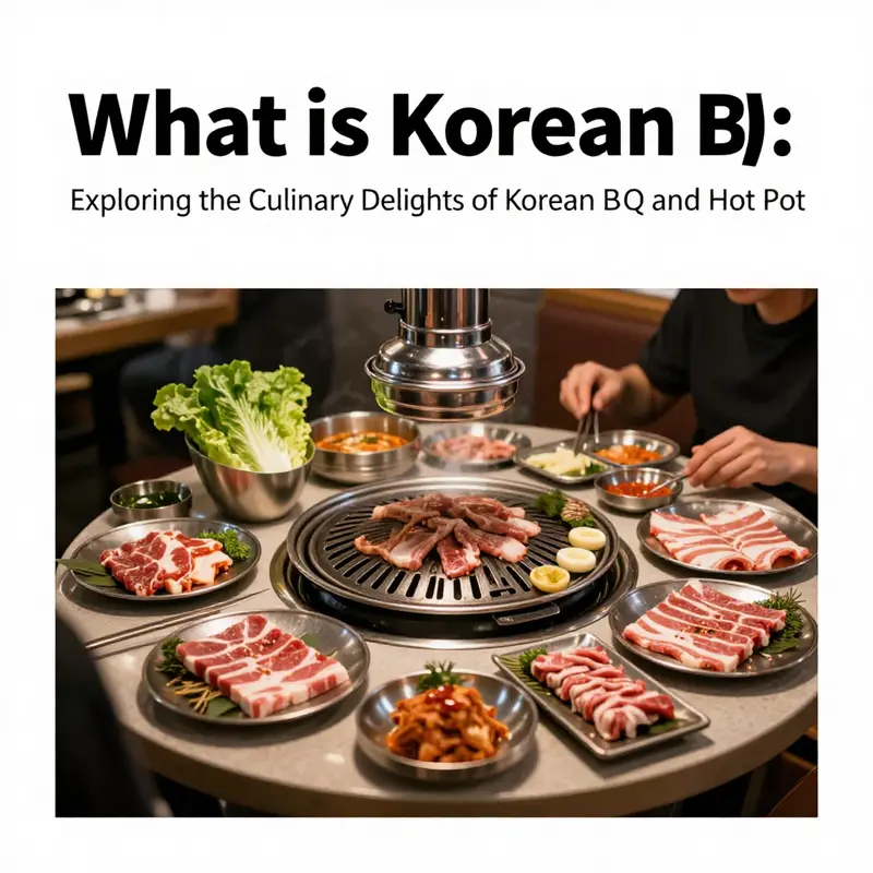 A communal dining experience featuring a vibrant table layout for Korean BBQ.