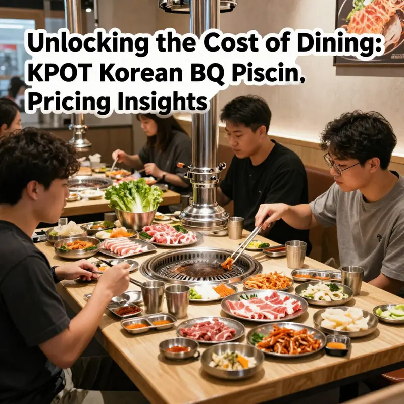 Enjoying a delicious lunch at KPOT Korean BBQ, showcasing their diverse offerings and pricing.