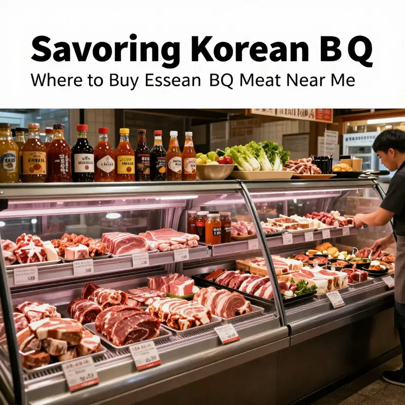 Variety of authentic Korean BBQ meats available through online grocery platforms.