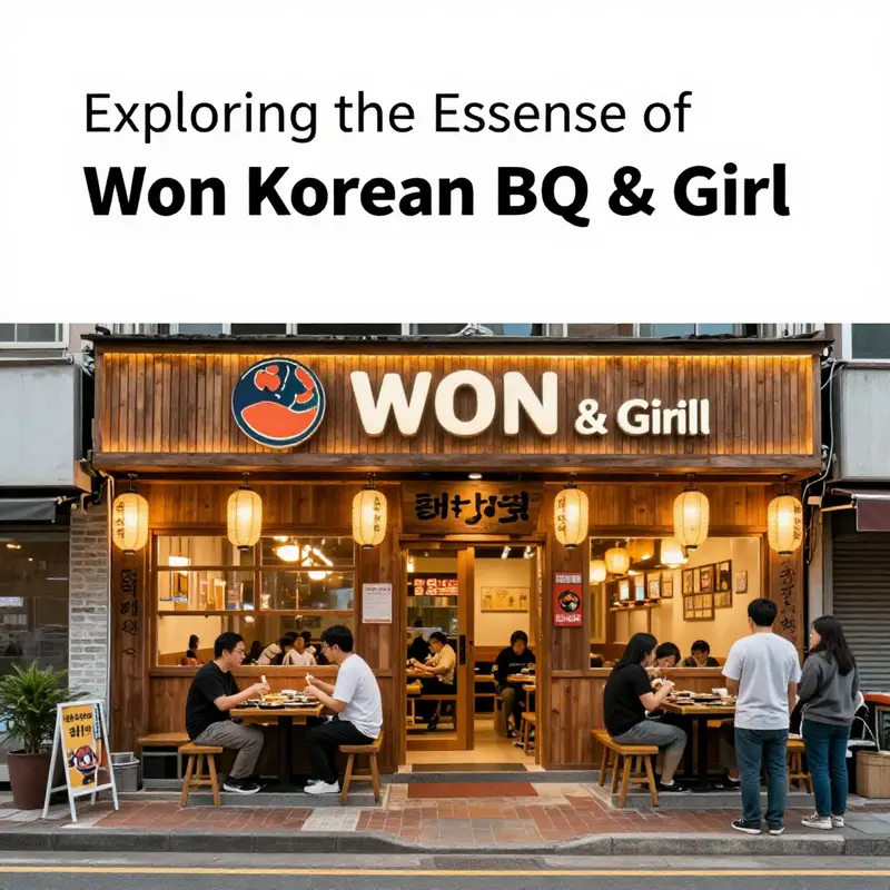 A glimpse of Won Korean BBQ & Grill, located in lively San Pedro Garza García, Monterrey.
