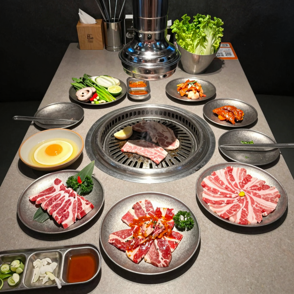 Dining at Gen Korean BBQ
