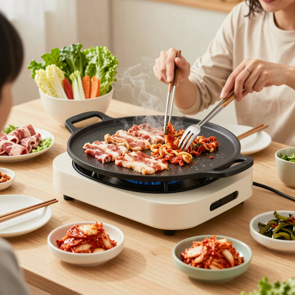 Korean BBQ Setup