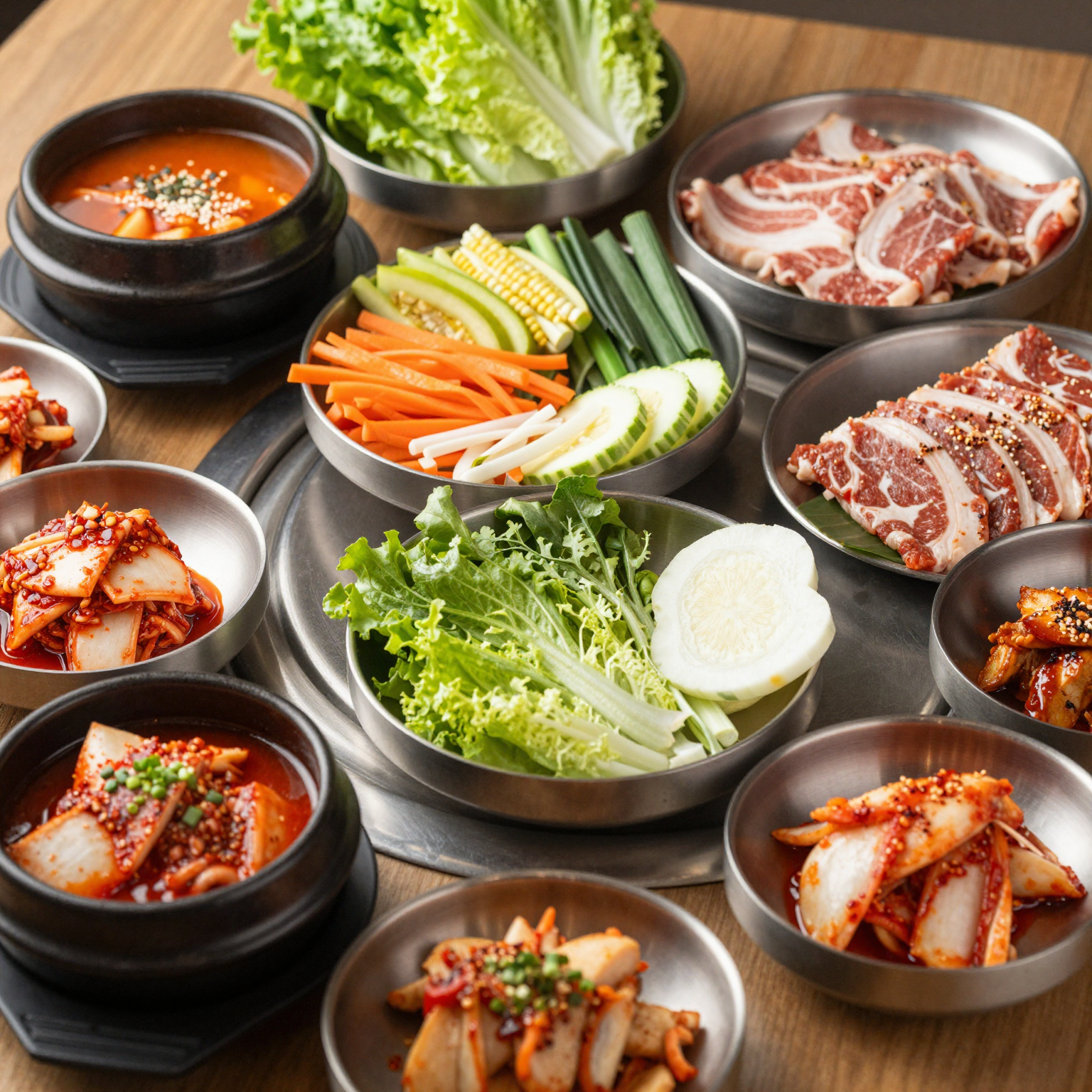 Korean BBQ Spread