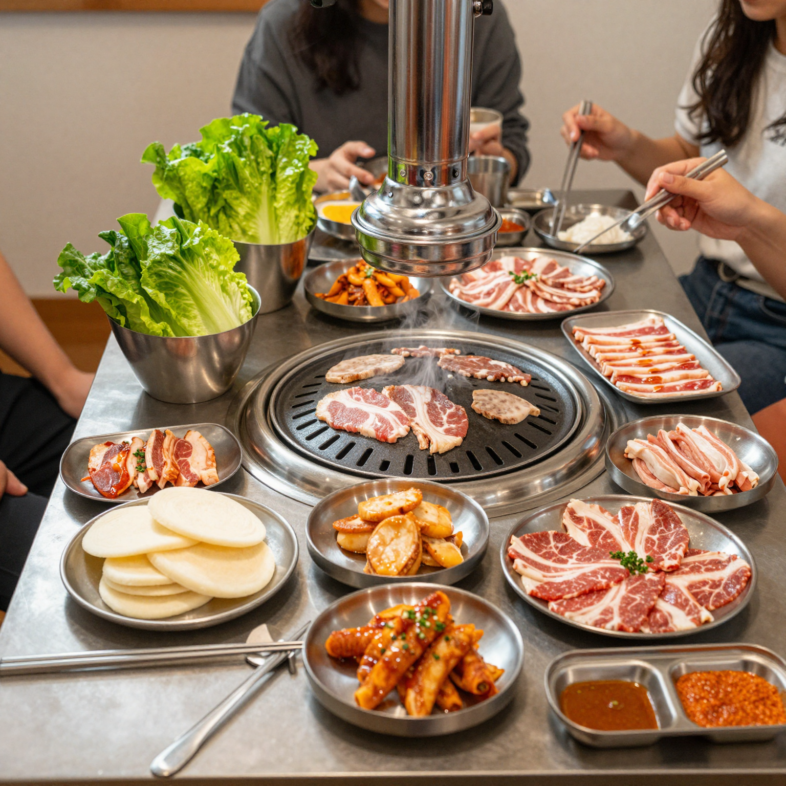 Korean BBQ Setup